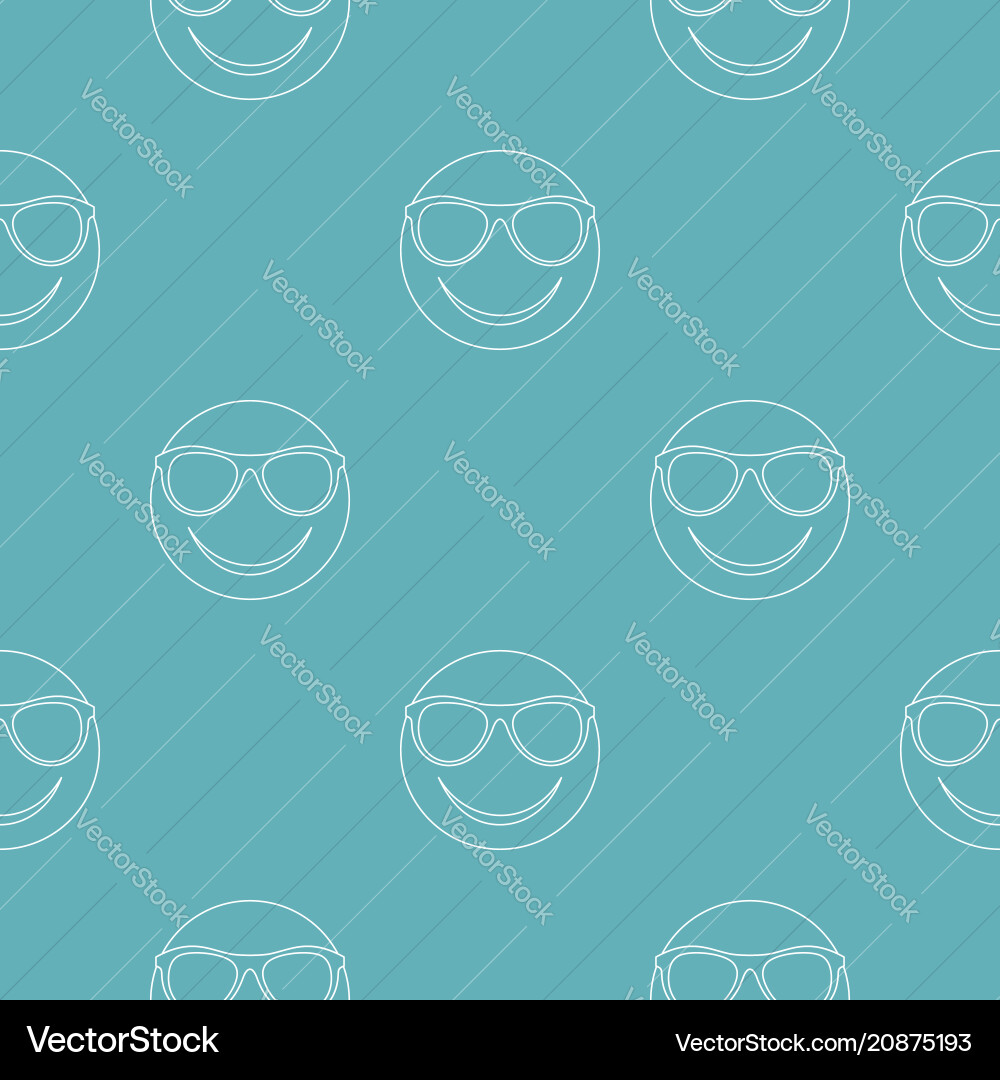 Smile pattern seamless Smile pattern seamless vector image