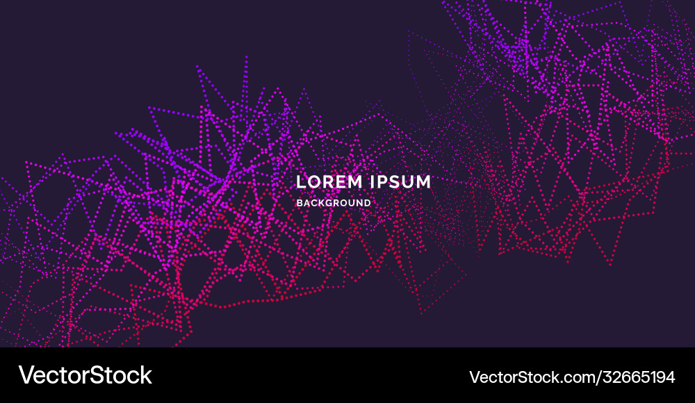 Abstract background with dynamic waves Vector Image