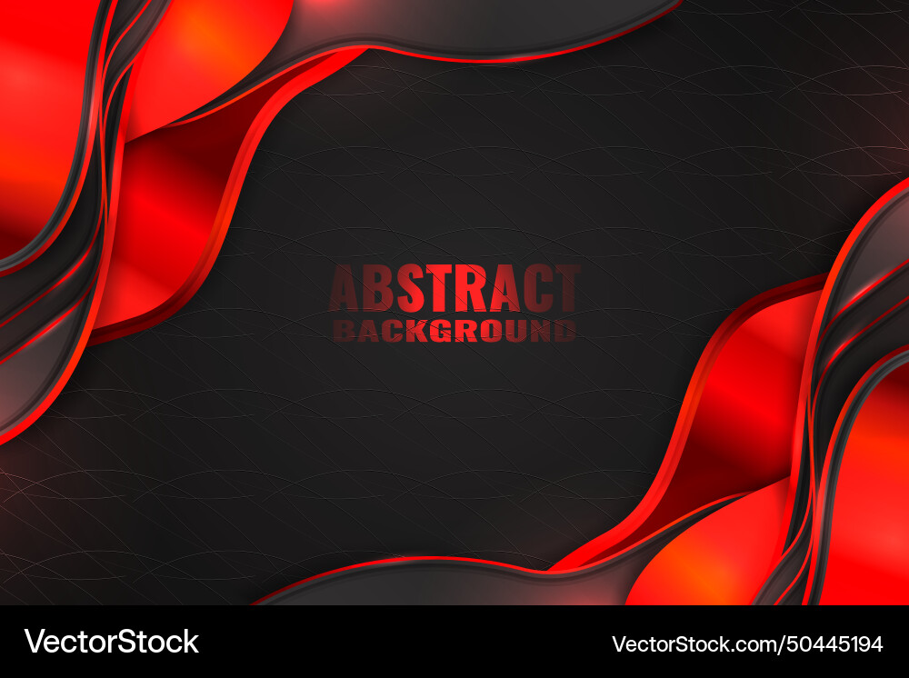 Abstract fluid background with black and red color Abstract fluid background with black and red color Vector Image