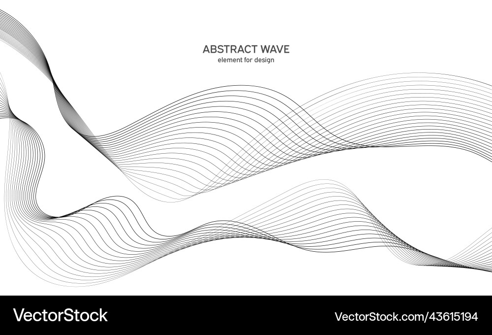 Abstract wave element for design digital Abstract wave element for design digital Vector Image