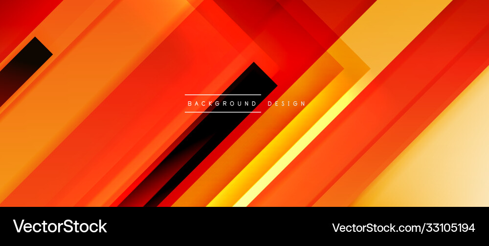 Dynamic lines on fluid color gradient trendy Vector Image
