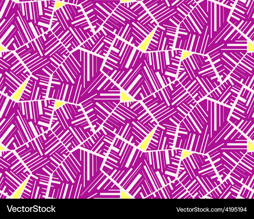 Geometric abstract seamless pattern motif Vector Image