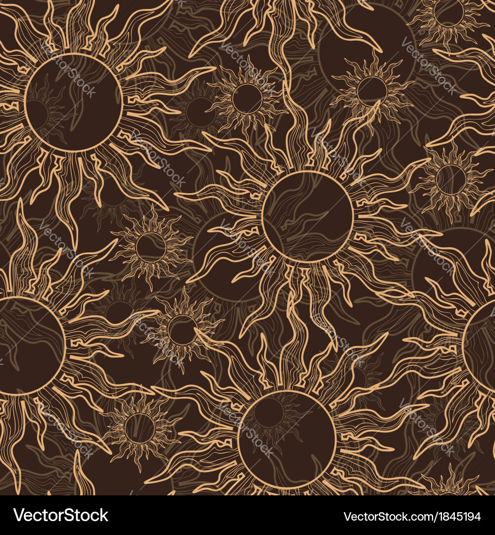 Sunburst Circle Pattern vector image