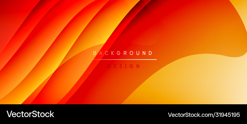 Fluid gradient waves with shadow lines and glowing Fluid gradient waves with shadow lines and glowing Vector Image