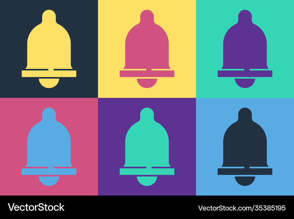 Pop art motion sensor icon isolated on color Pop art motion sensor icon isolated on color vector image