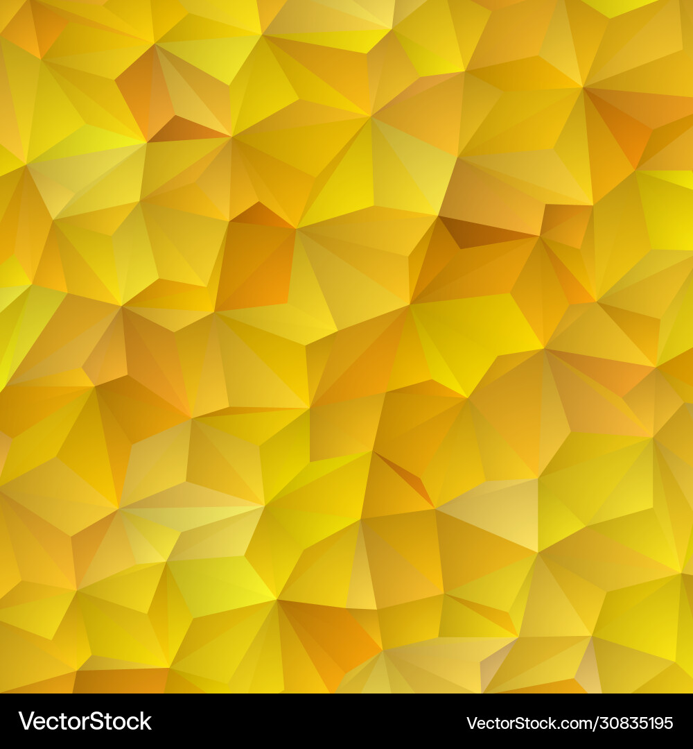 Yellow triangle abstract background pattern Yellow triangle abstract background pattern vector image