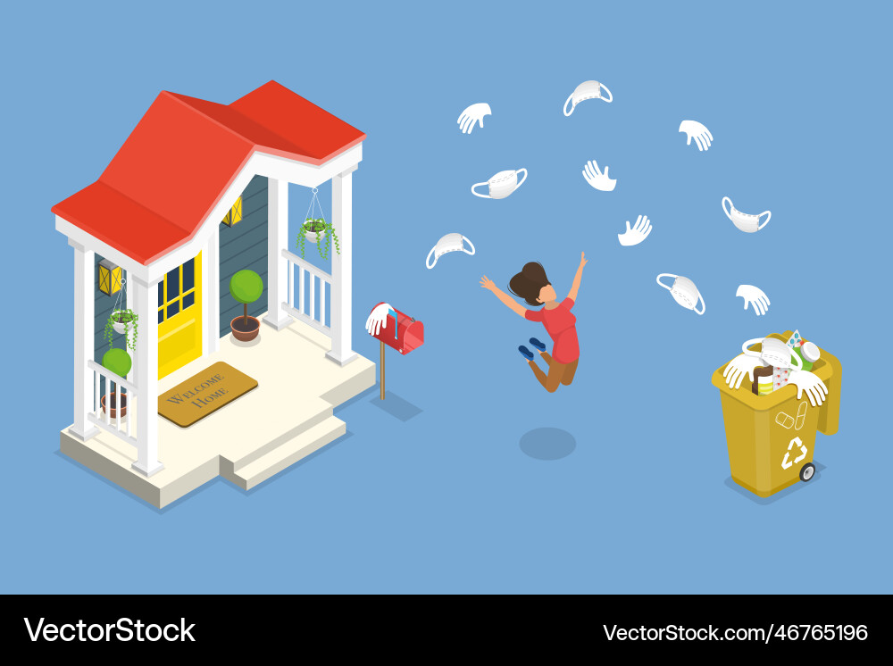 3d isometric flat conceptual vector image