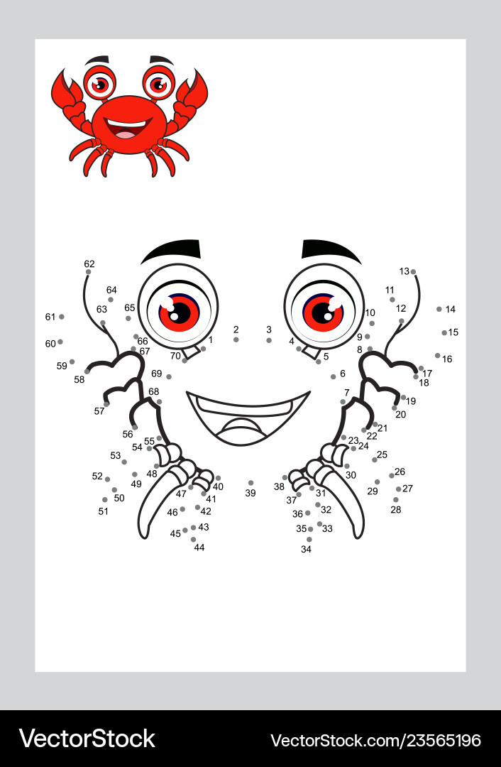 Connect the dots game and coloring pages learning Connect the dots game and coloring pages learning vector image