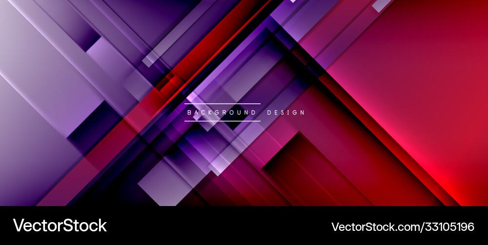 Dynamic lines on fluid color gradient trendy Vector Image