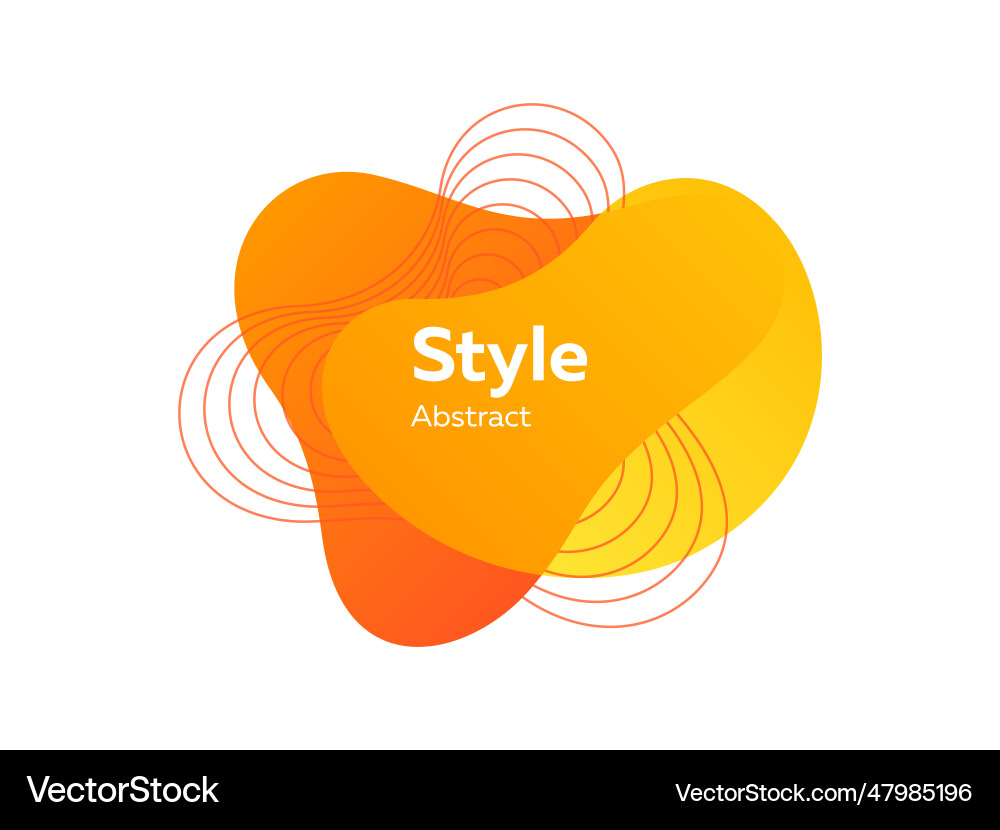 Fluid dynamical abstract element vector image