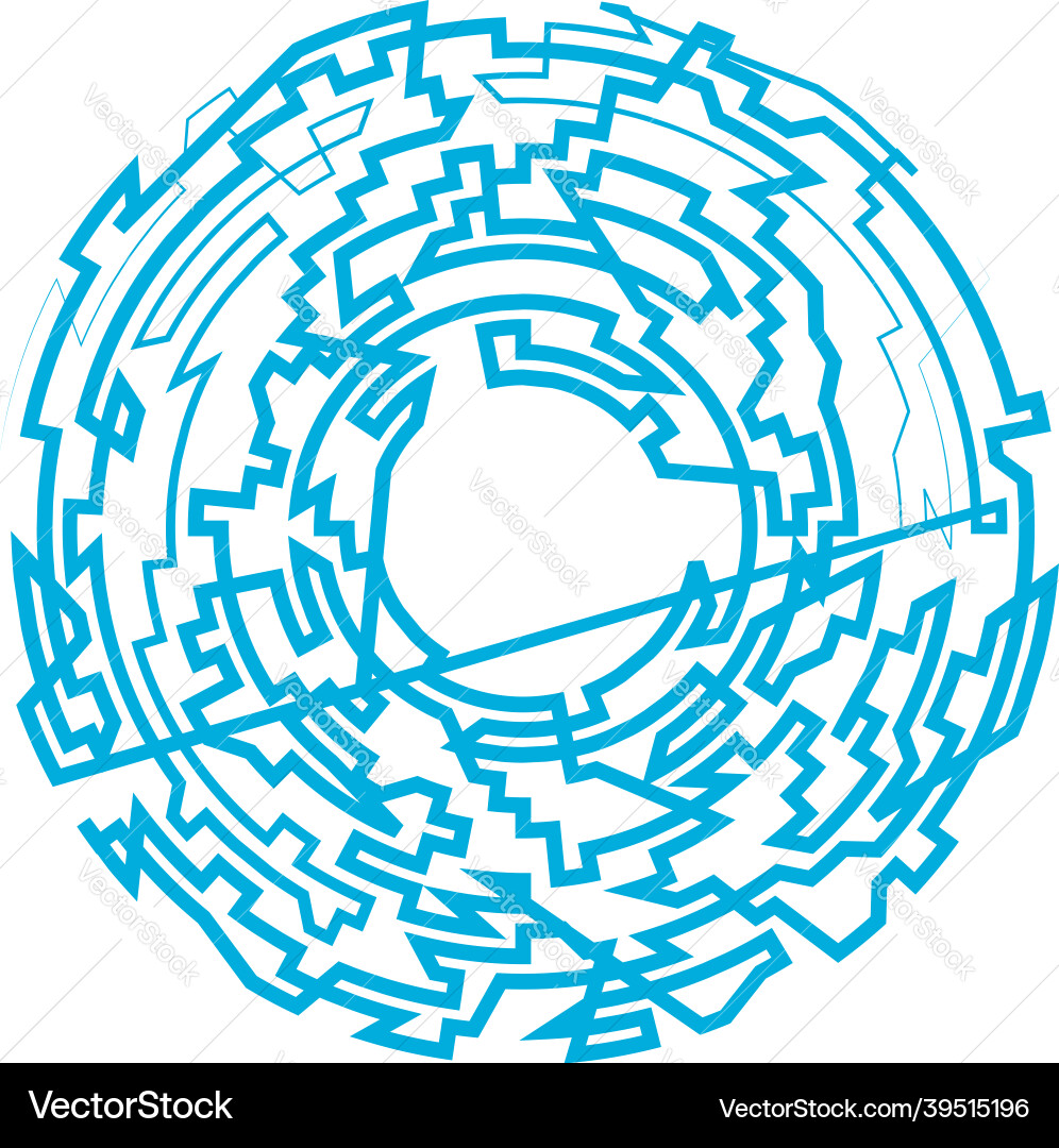 Geometric random circular element abstract Geometric random circular element abstract Vector Image