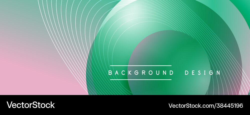 Gradient circles with shadows techno Gradient circles with shadows techno vector image