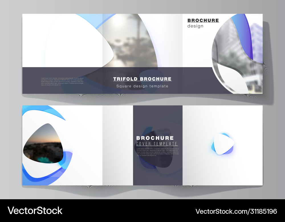 Minimal editable layout square Minimal editable layout square vector image