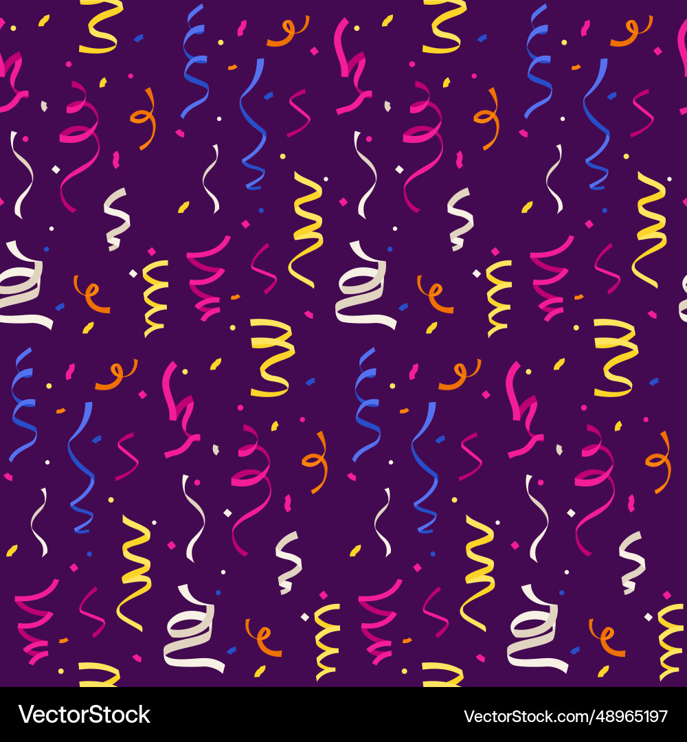 Falling ribbons pattern seamless print Falling ribbons pattern seamless print vector image