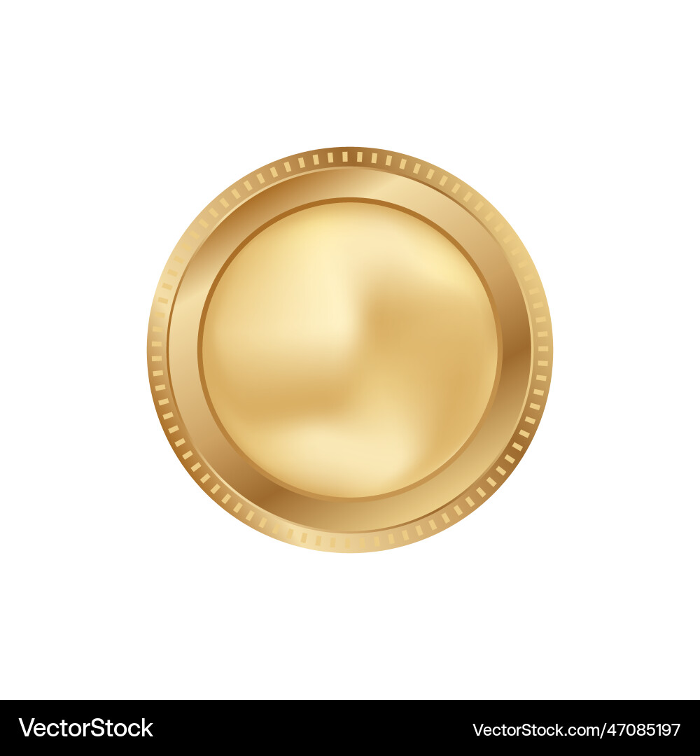 Goldene Kreisscheibe Platte Goldene Kreisscheibe Platte Vektorbild