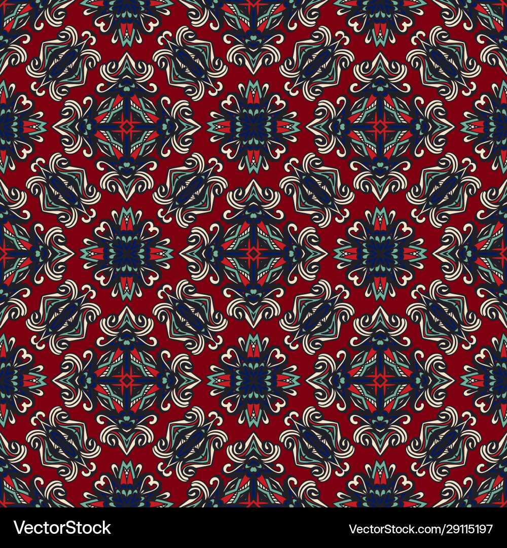 Seamless abstract background tiled pattern Vector Image