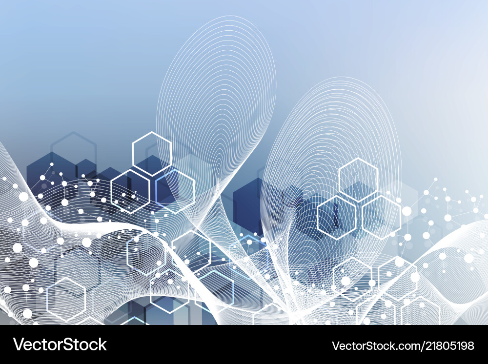 Big data visualization background modern Big data visualization background modern vector image