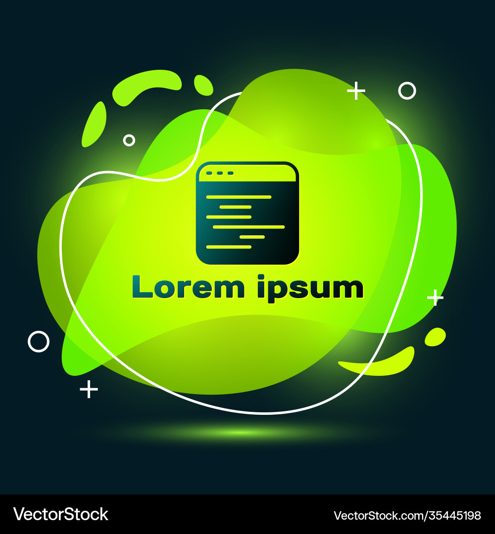 Black software web developer programming code Black software web developer programming code vector image