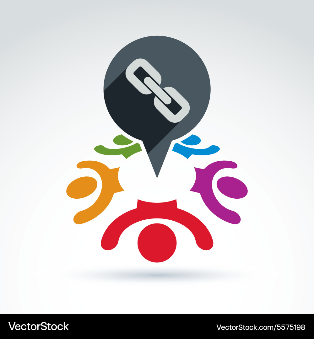 Gears and cogs working team system theme icon vector image