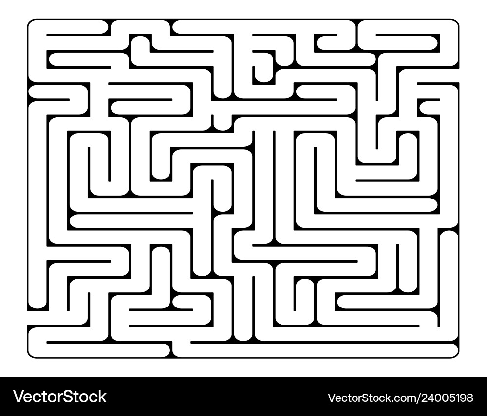 Maze labirynth symbol icon design vector image