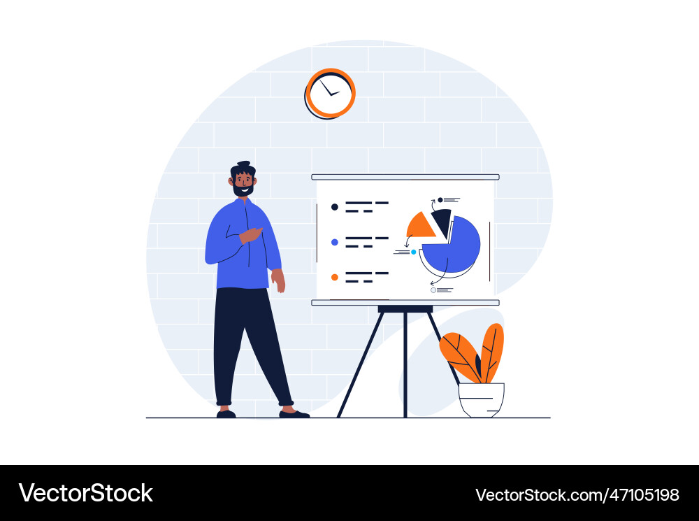 Payment web concept with character scene Payment web concept with character scene vector image