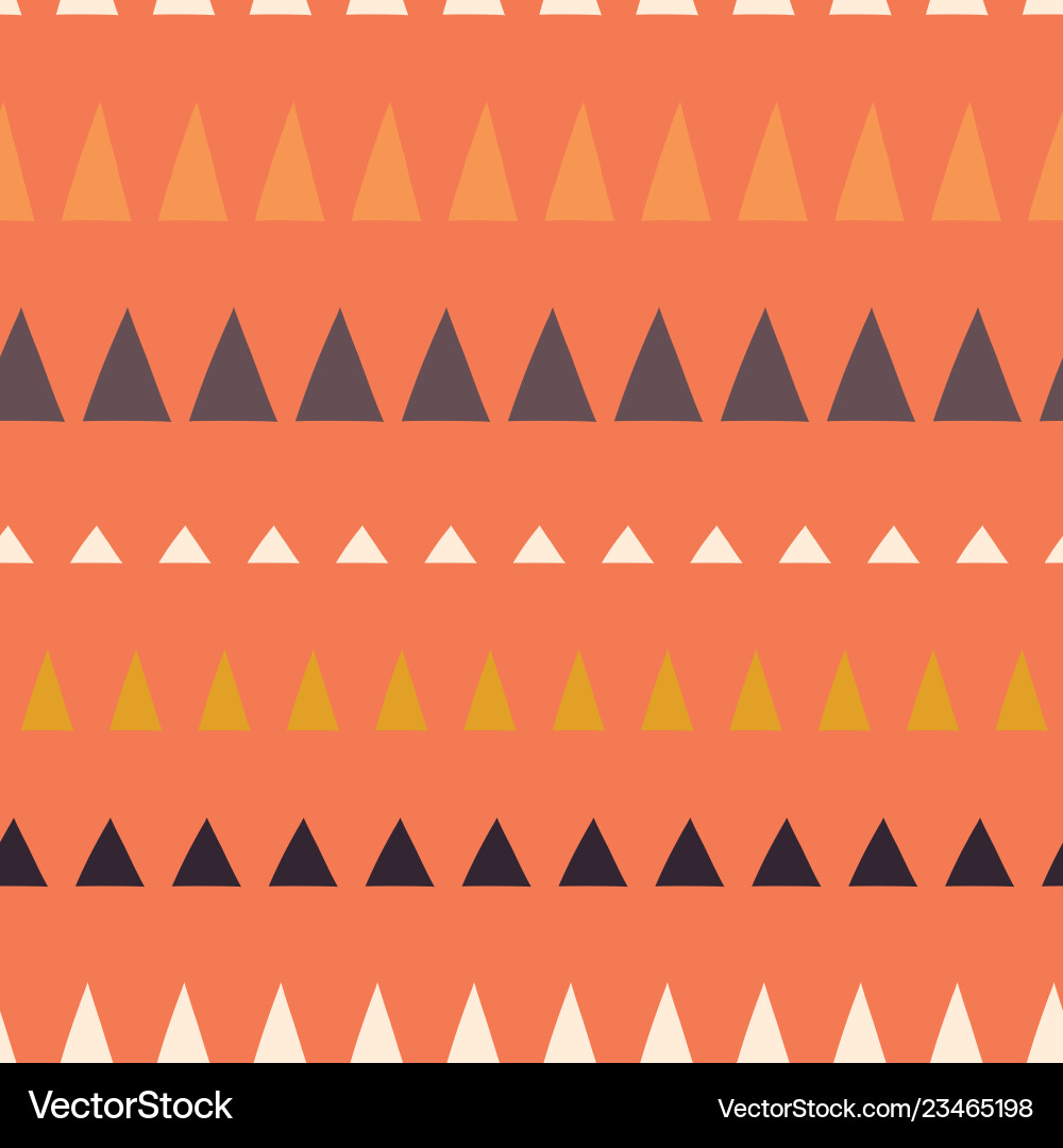 Row of Triangles Pattern vector image