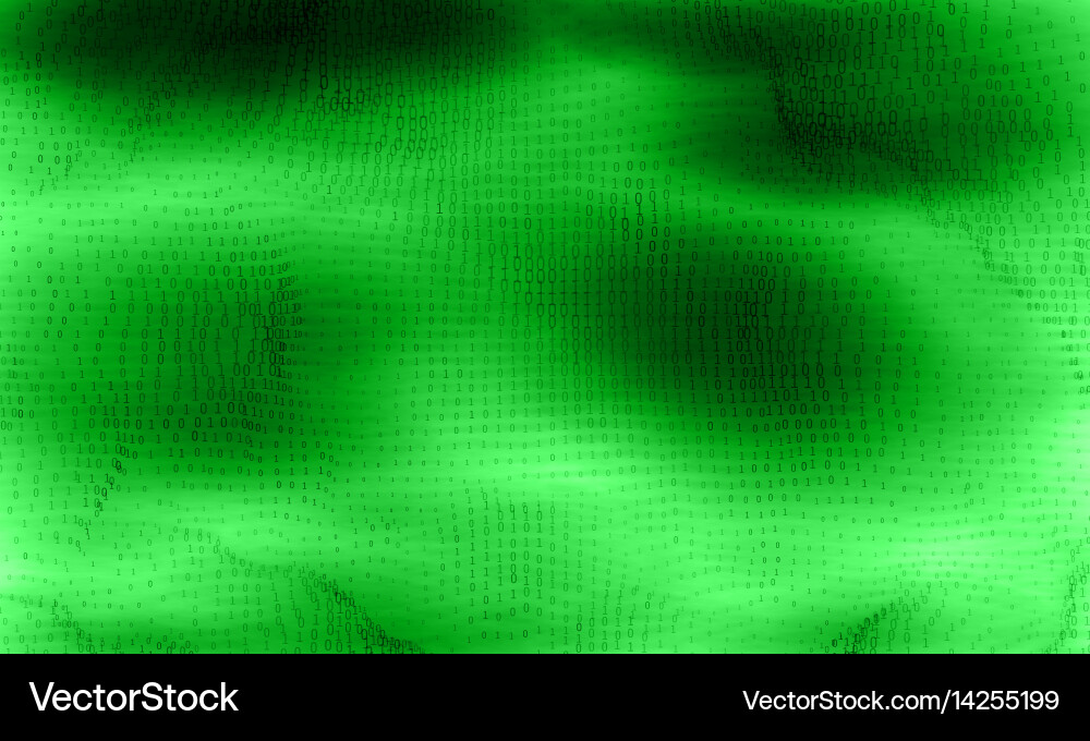Abstract big data visualization vector image