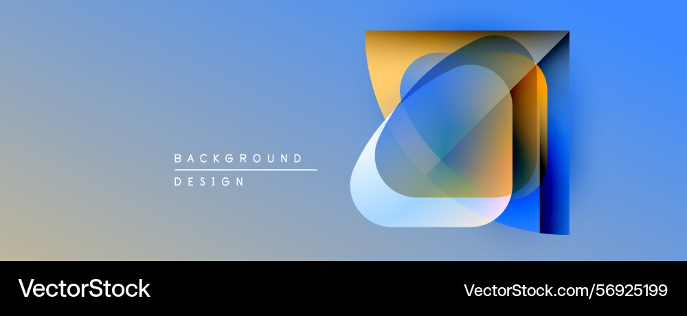 Abstract design features layered shapes gradient Abstract design features layered shapes gradient Vector Image