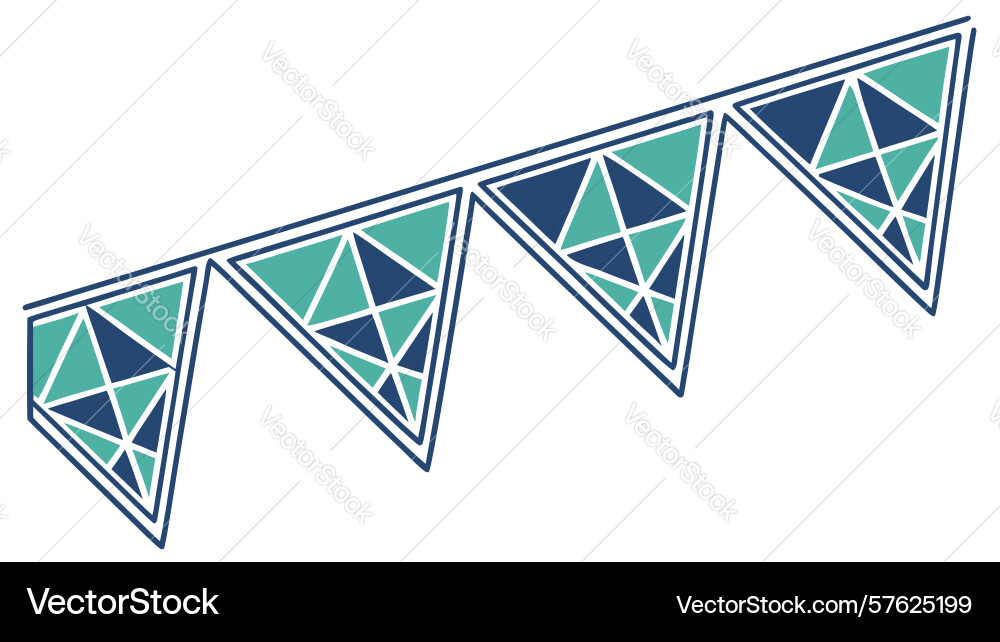 Abstract geometric triangles pattern for modern Vector Image
