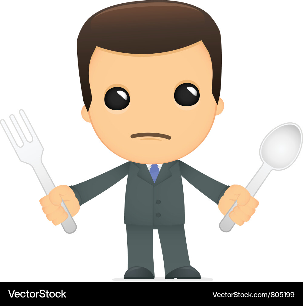 Cartoon Business Person Vector Image