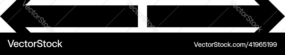 Linker und rechter Pfeilzeiger Cursor gegenüber Linker und rechter Pfeilzeiger Cursor gegenüber Vektorbild