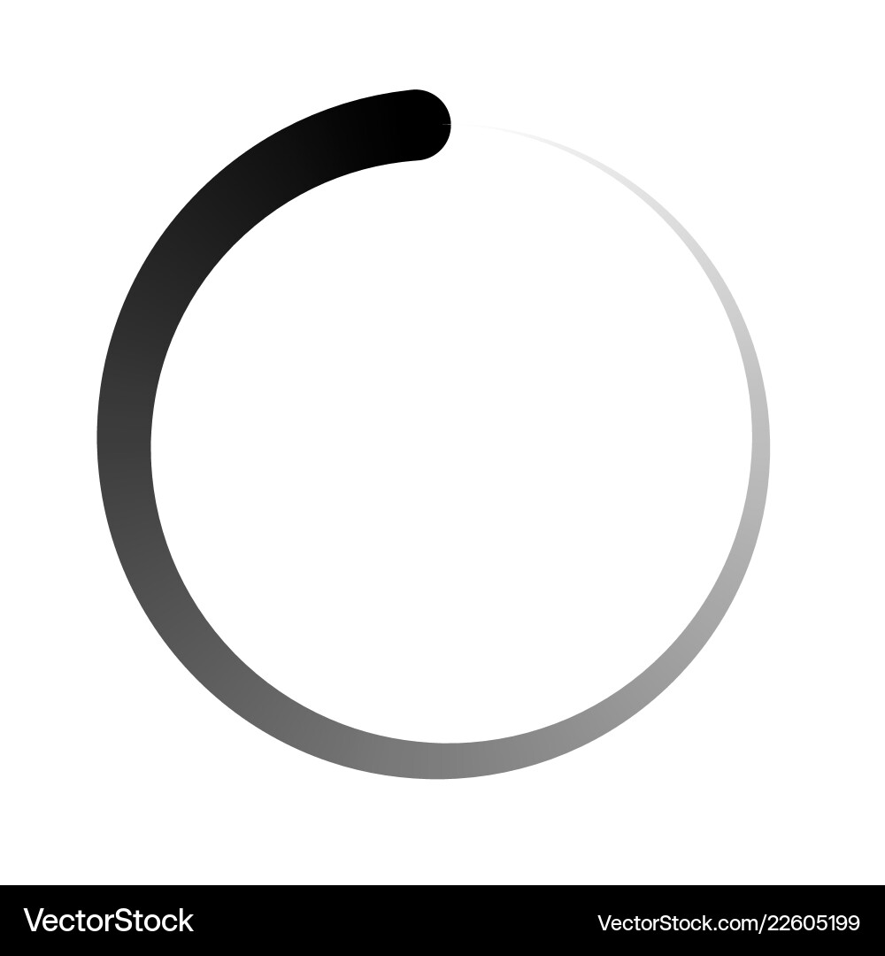 Loading icon isolated vector image
