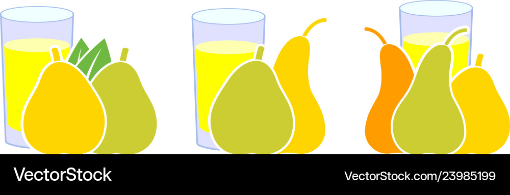 Pear Pear vector image