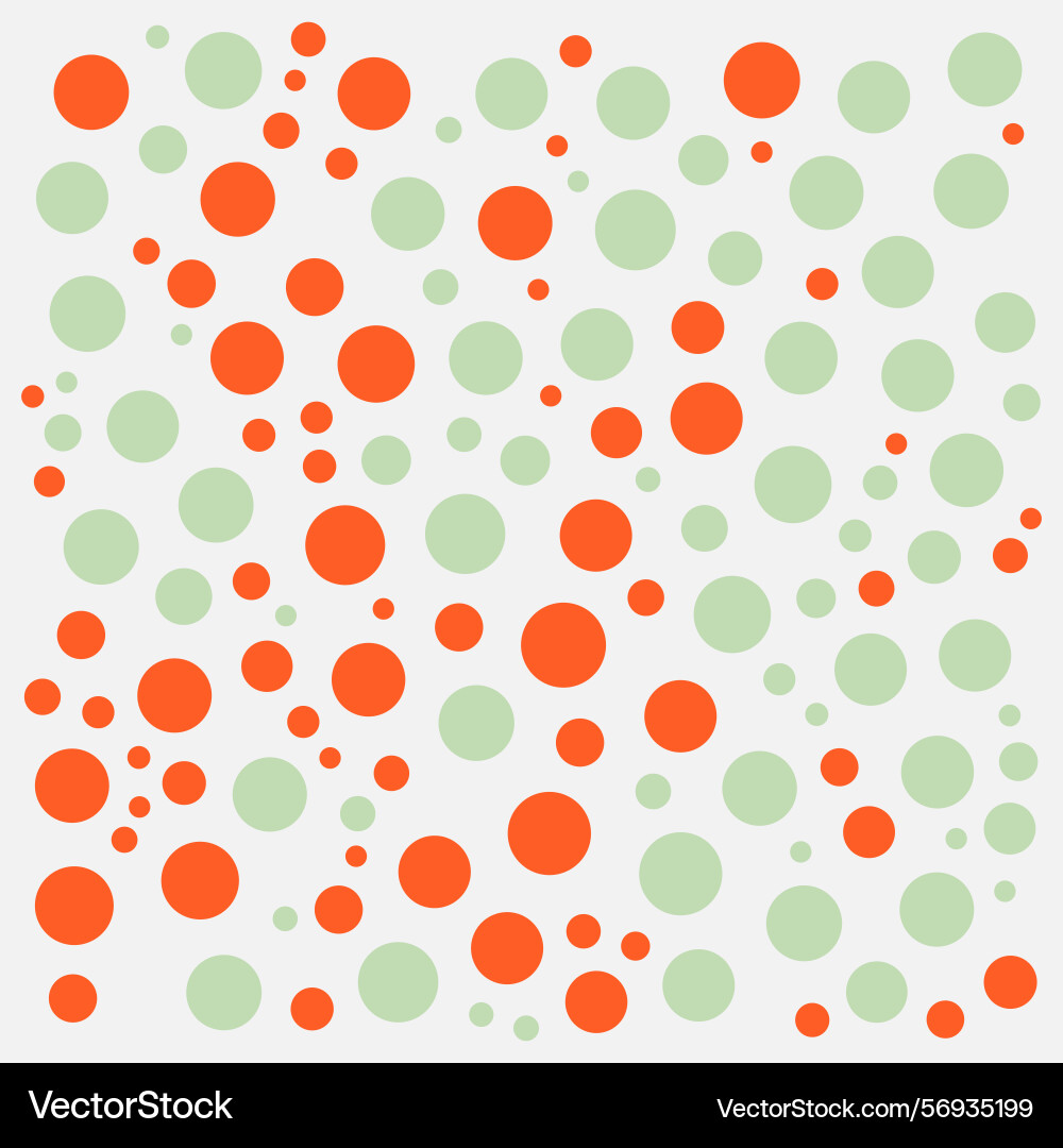 Seamless abstract pattern with irregular red vector image