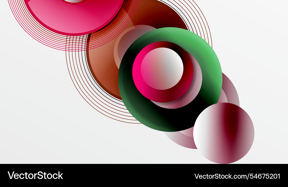 Abstract composition of overlapping circles Abstract composition of overlapping circles vector image
