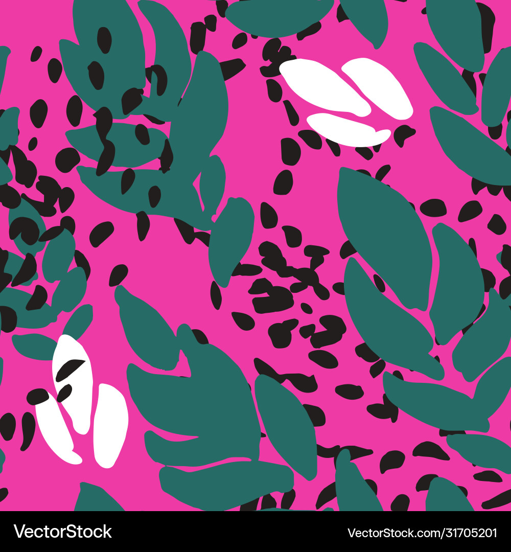 Abstract Print: Vivid Pattern vector image
