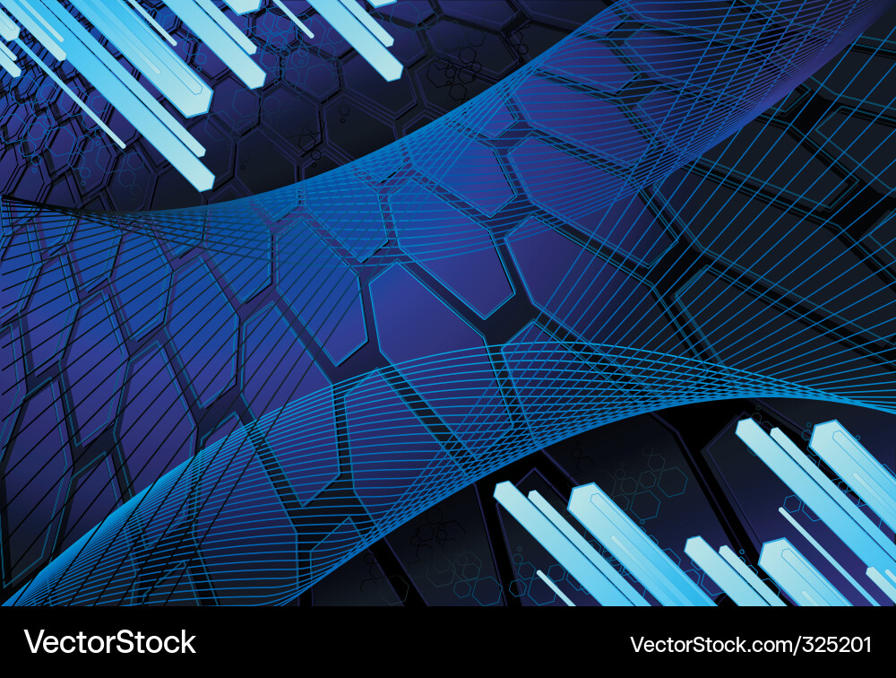 Abstract Tech Background Vector Image