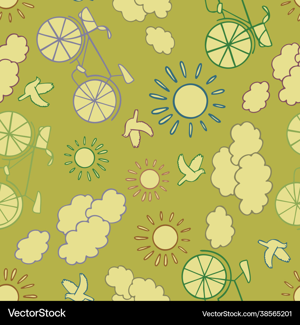 Seamless pattern lined colorful design Vector Image