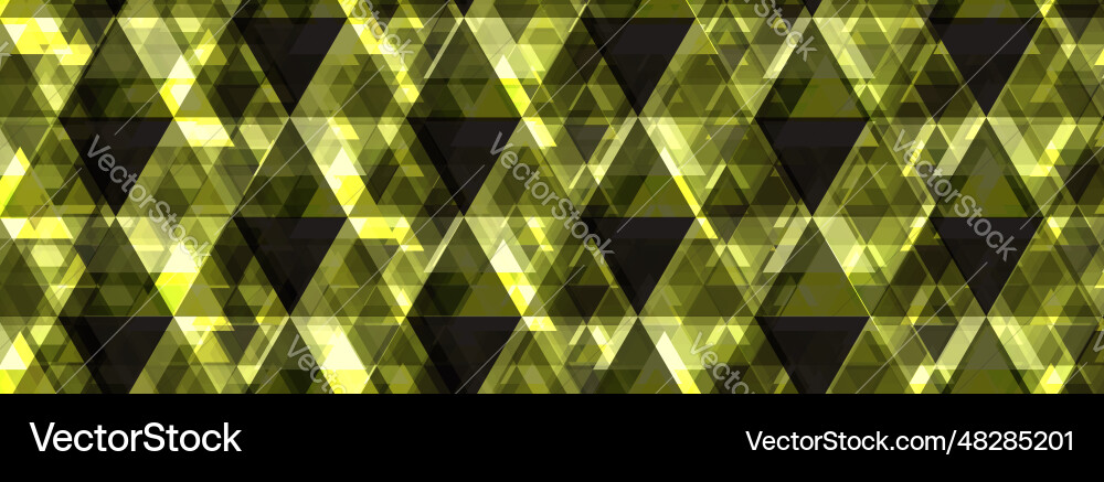 Yellow abstract background with triangular Yellow abstract background with triangular vector image