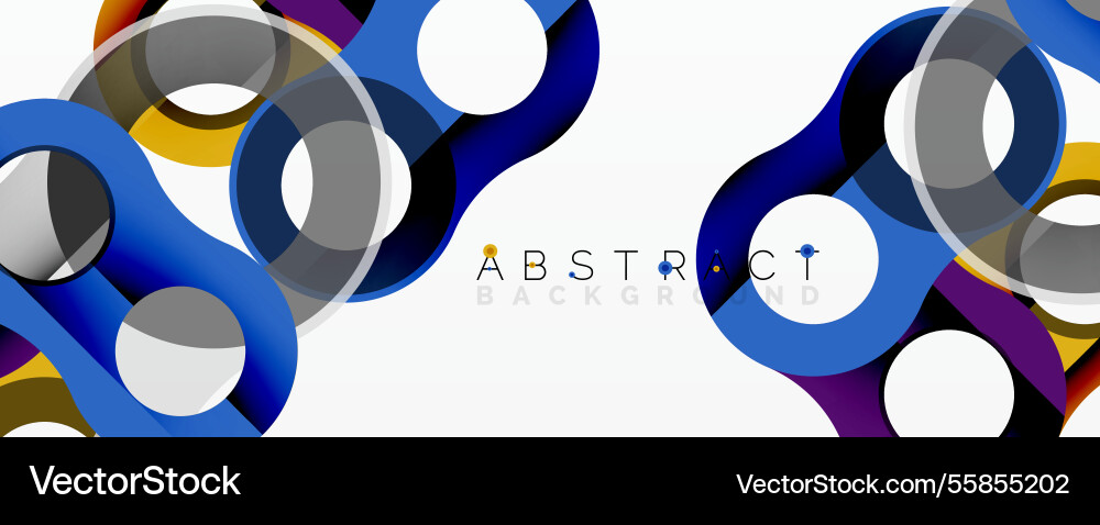 Abstract geometric pattern with interlocking Vector Image
