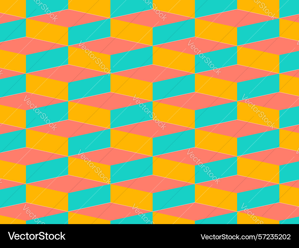 Abstract geometric polygon cube box background vector image