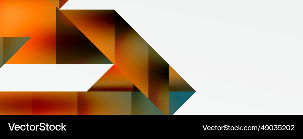 Captivating abstraction triangles Vector Image