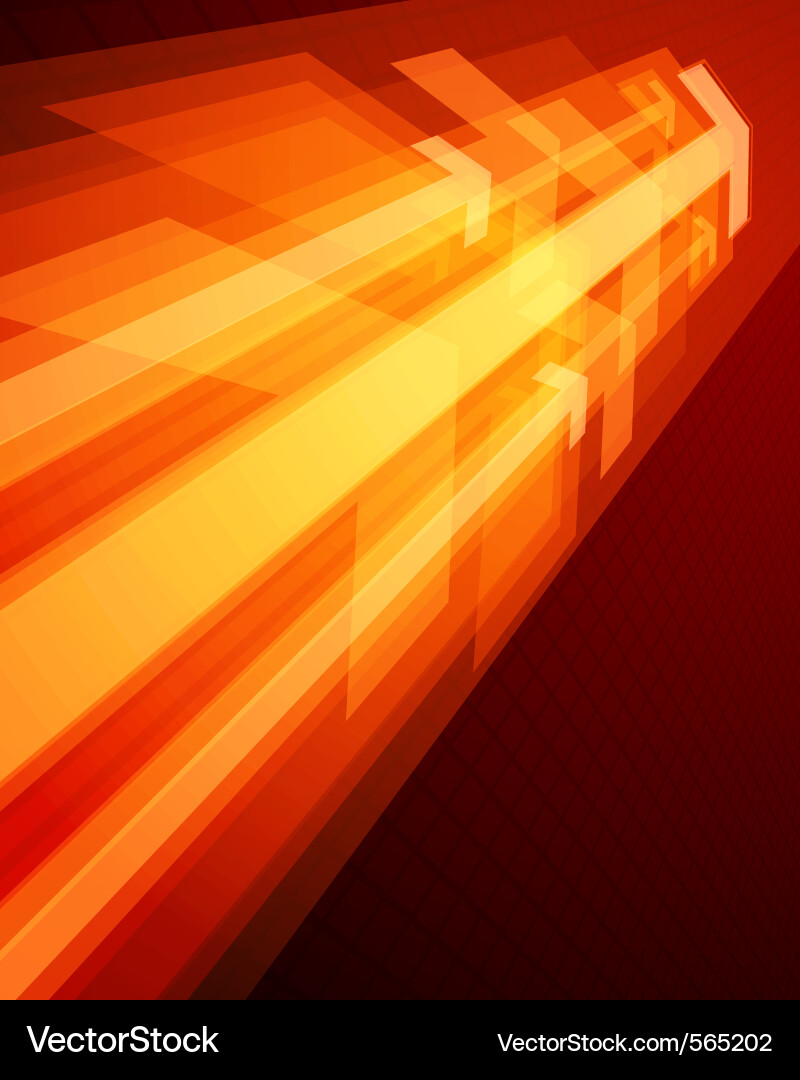 Dynamic Arrow Background Vector Image