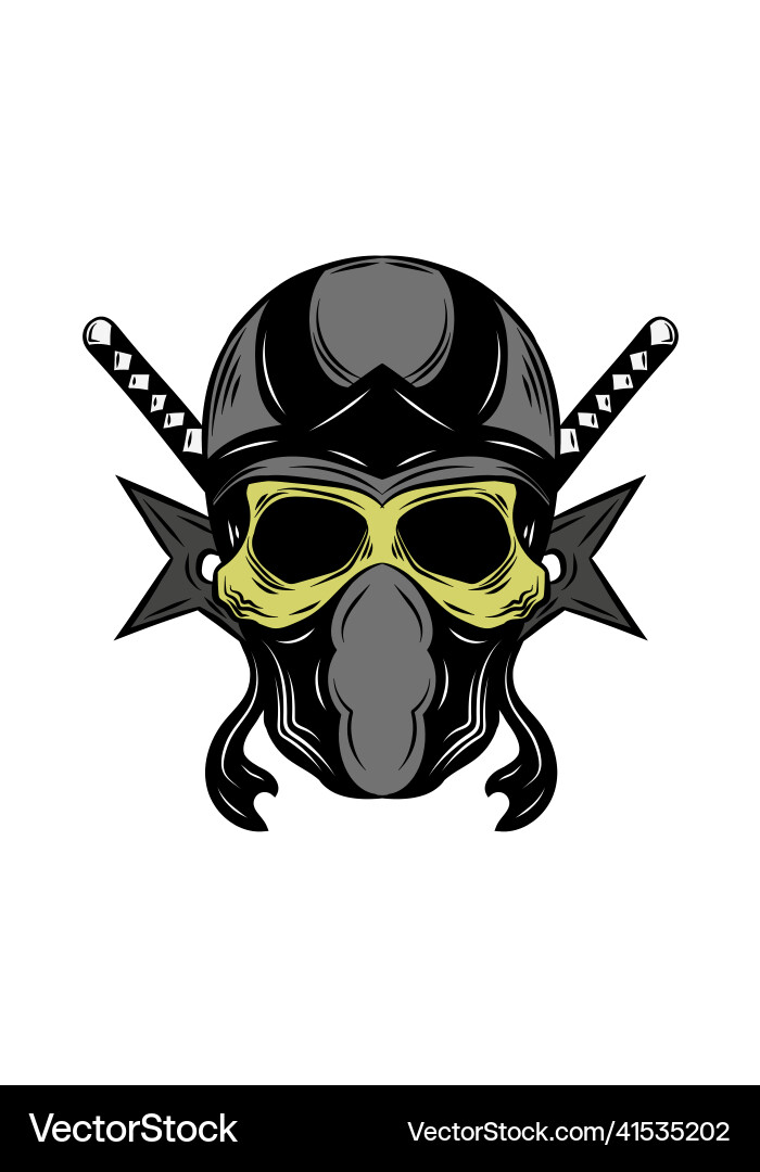 マウル ノクターナル ロゴ無し Skull Motorcycle Helmet Orange Wing Text Stock Vector
