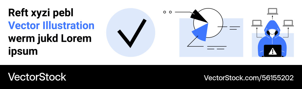Security and analytics concept with checkmark Security and analytics concept with checkmark vector image