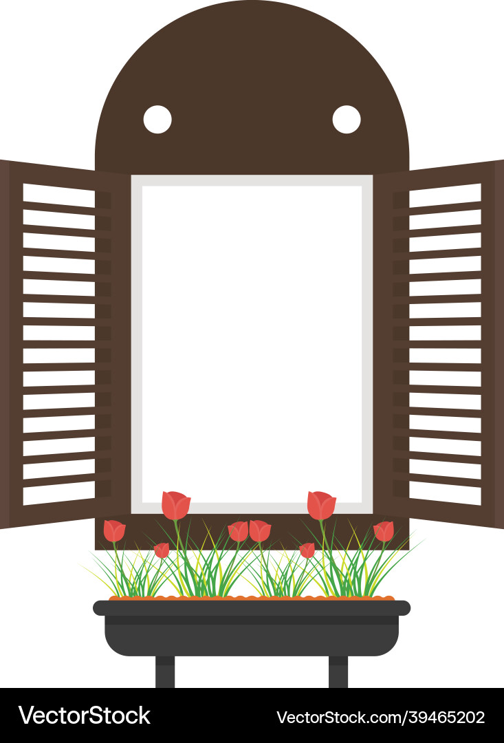 Window shutter Vector Image