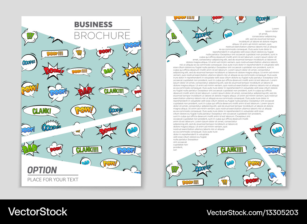 Abstract layout background set for art vector image