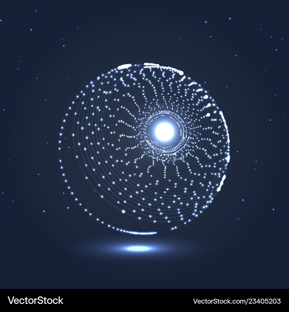 Abstract shape particles with lens flare effect Abstract shape particles with lens flare effect Vector Image