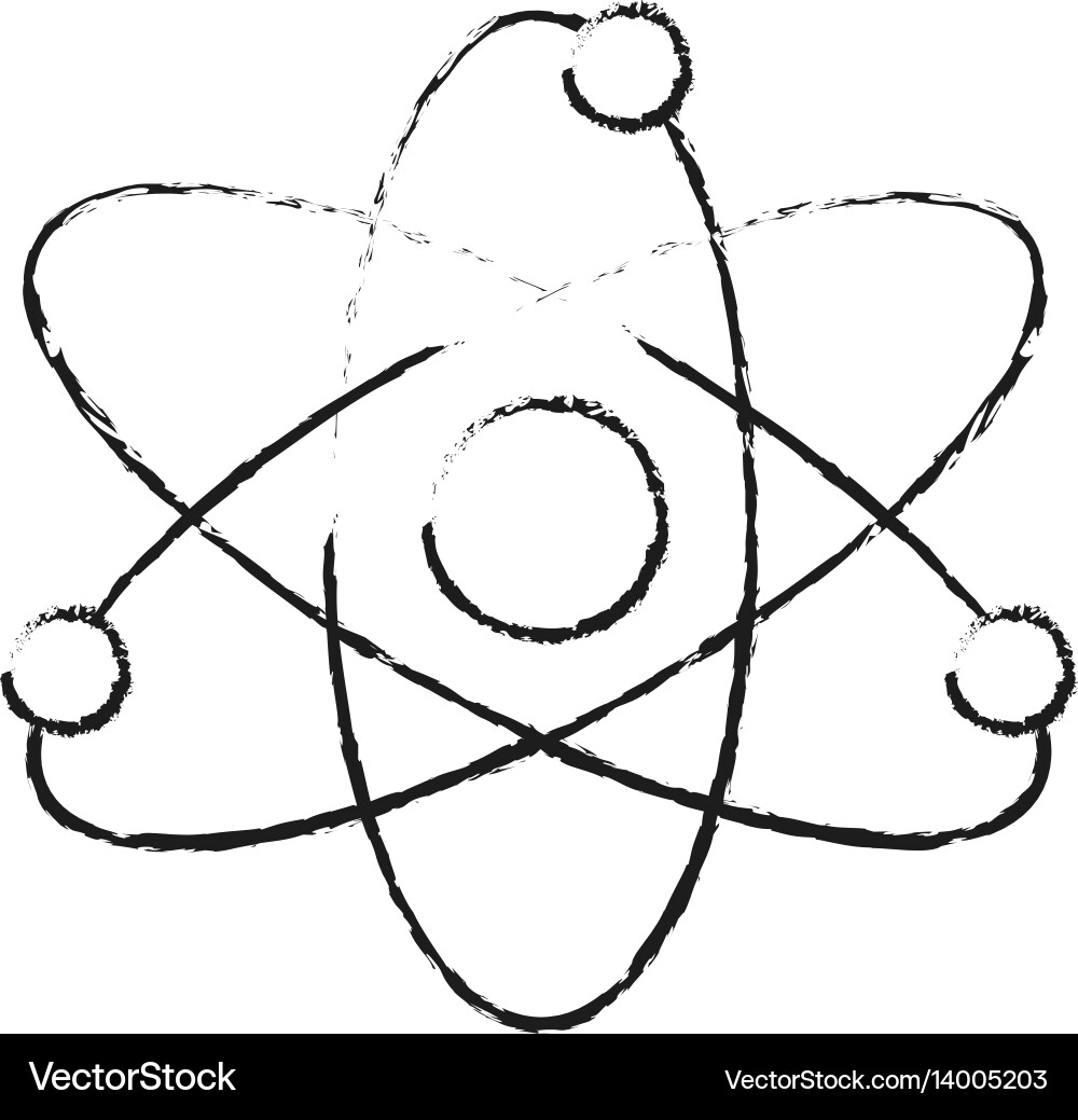 Atom representation icon image vector image