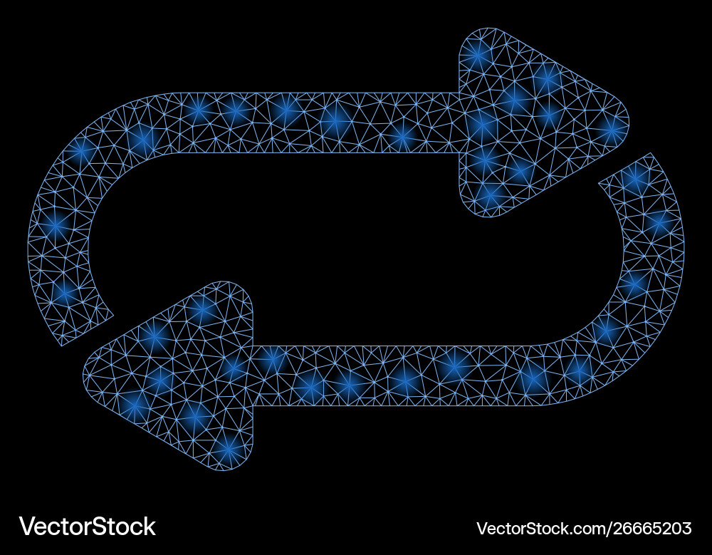 Flare mesh wire frame endless repeat with Flare mesh wire frame endless repeat with Vector Image